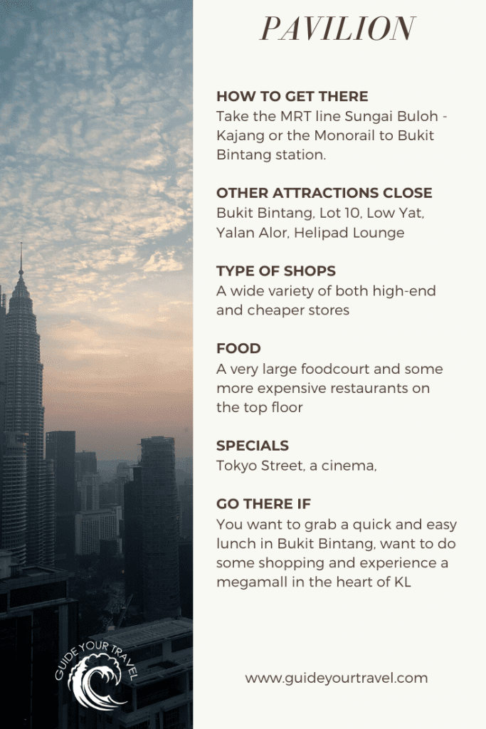 klcc tourist privilege