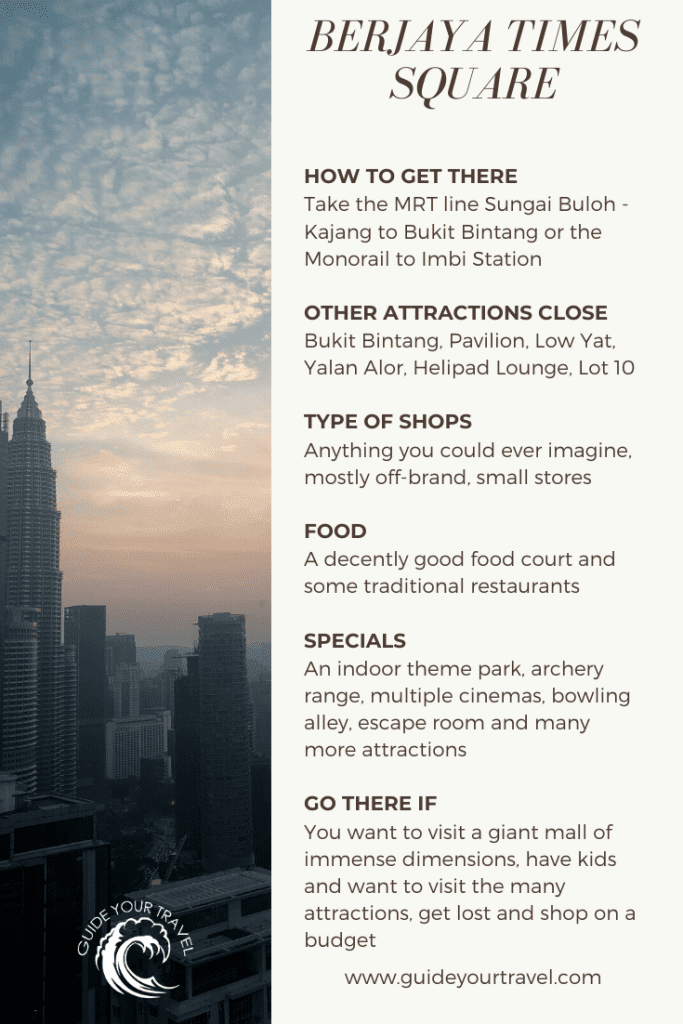 klcc tourist privilege