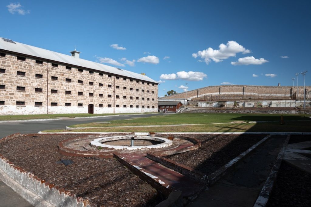 Fremantle Prison Perth yard building walls