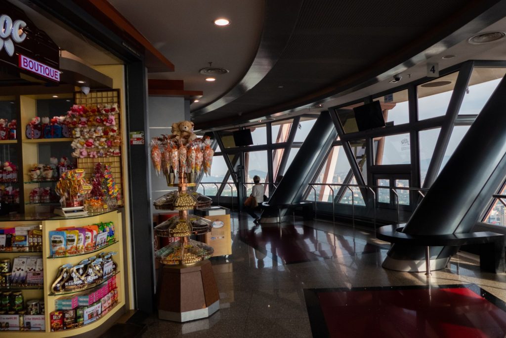 Observation deck of the kuala lumpur tower