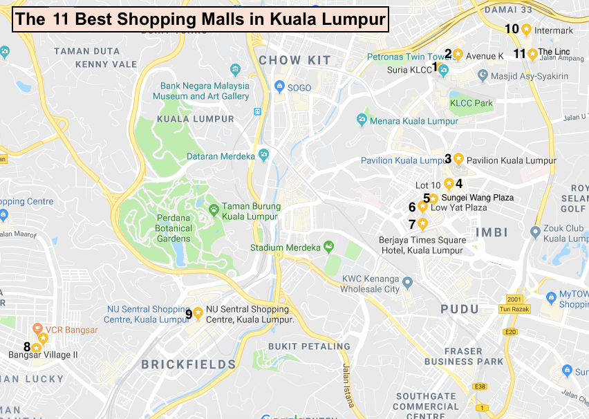 kuala lumpur tourist mall