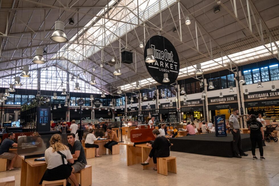 time out market interior lisbon 4 day itinerary