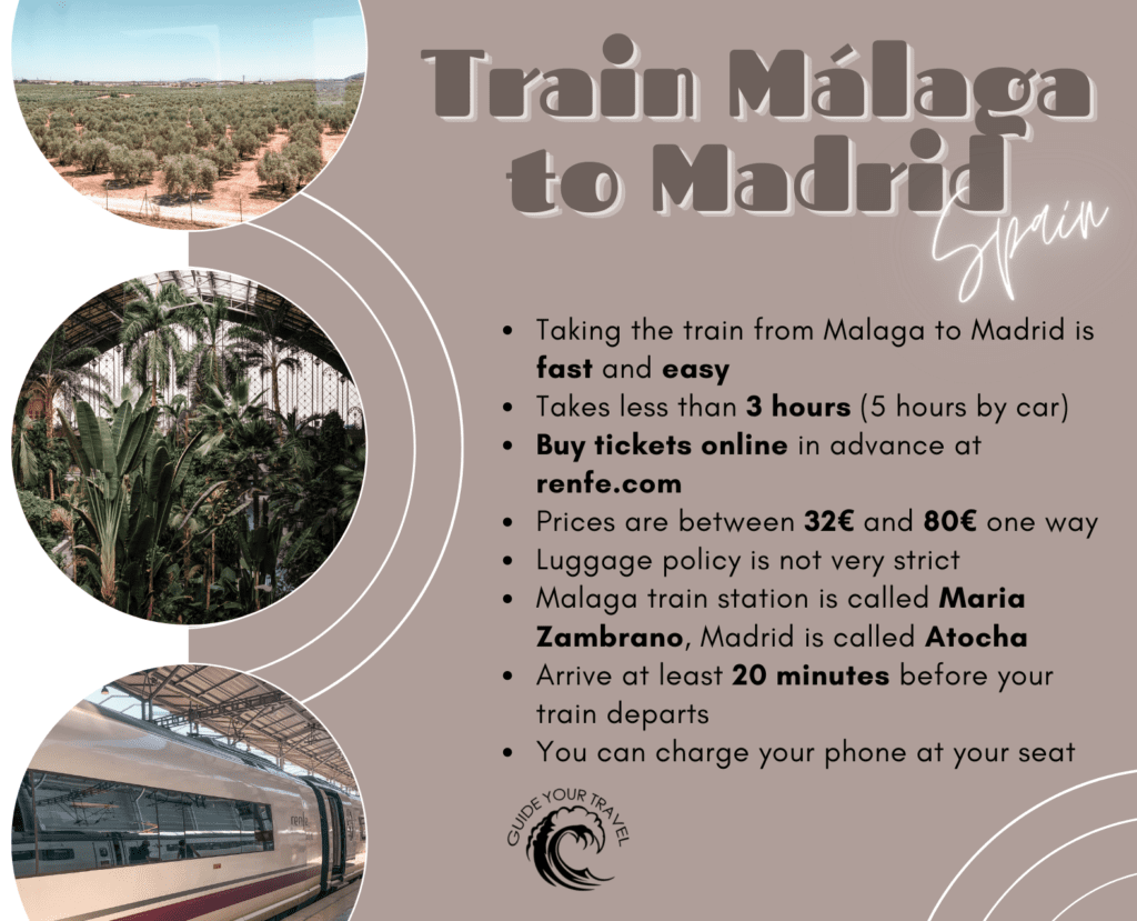 How To Take The Train From Malaga To Madrid Spain 2024