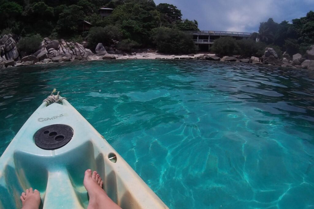 Kayak Thailand blue water