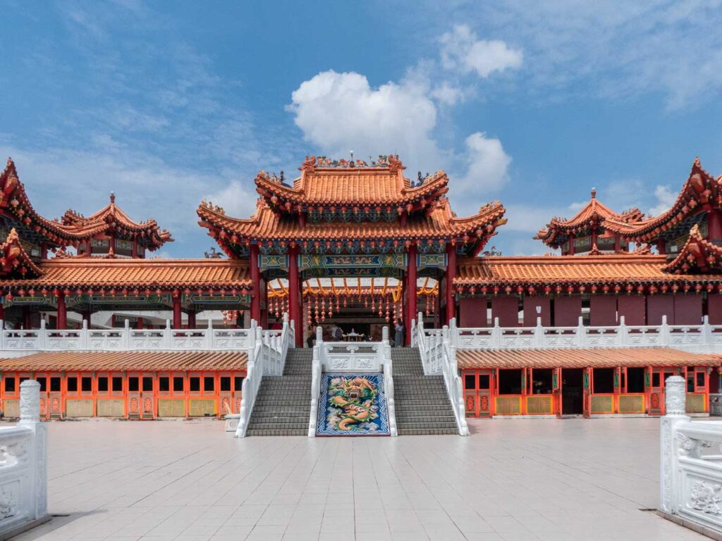 Thean Hou Temple KL blue sky good weather