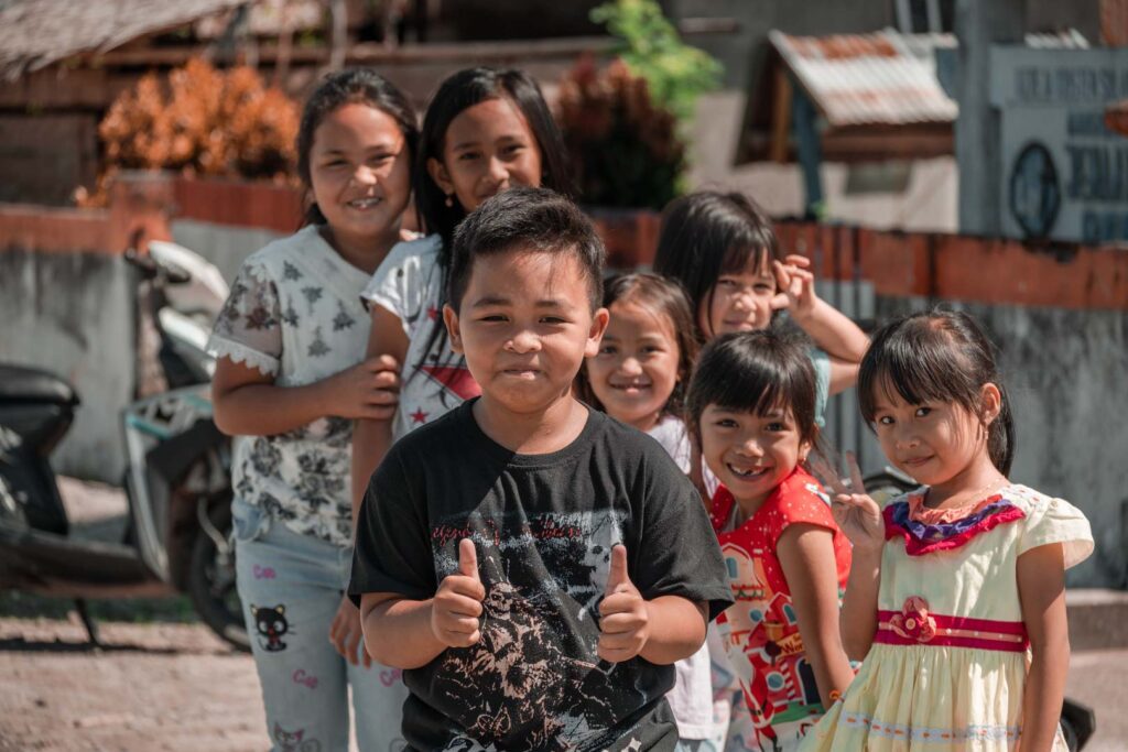 bada valley central sulawesi friendly local kids