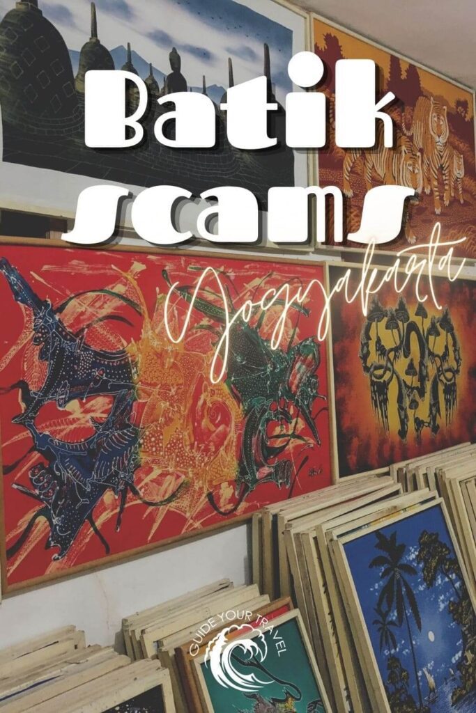 Batik scams art gallery pictures painting yogyakarta indonesia tourist