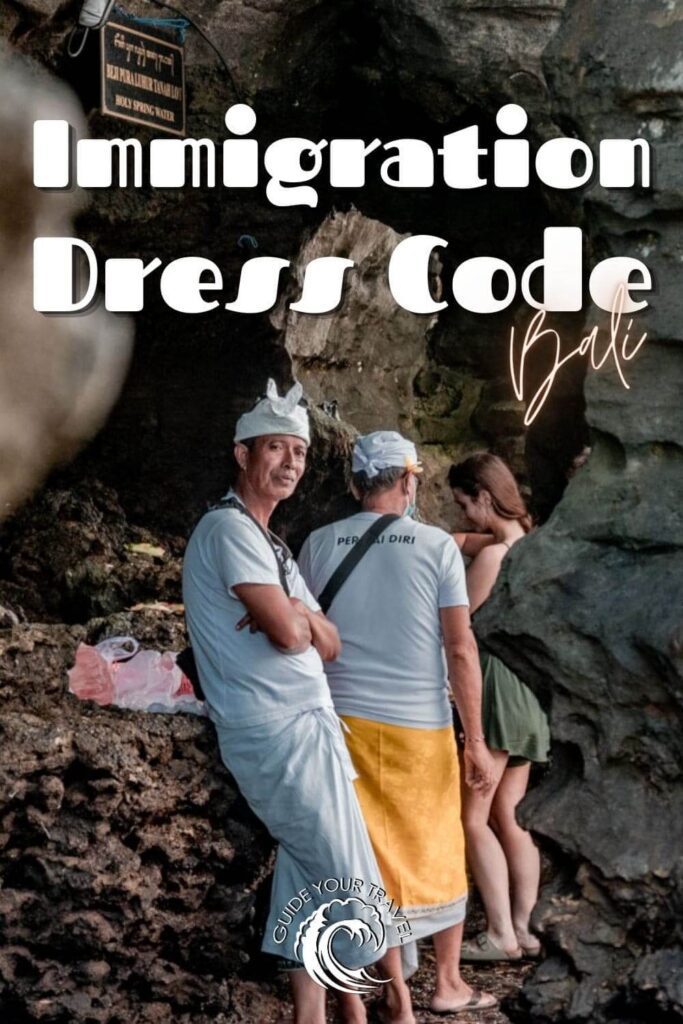 Bali immigration dress code Indonesia visa sarong banjar