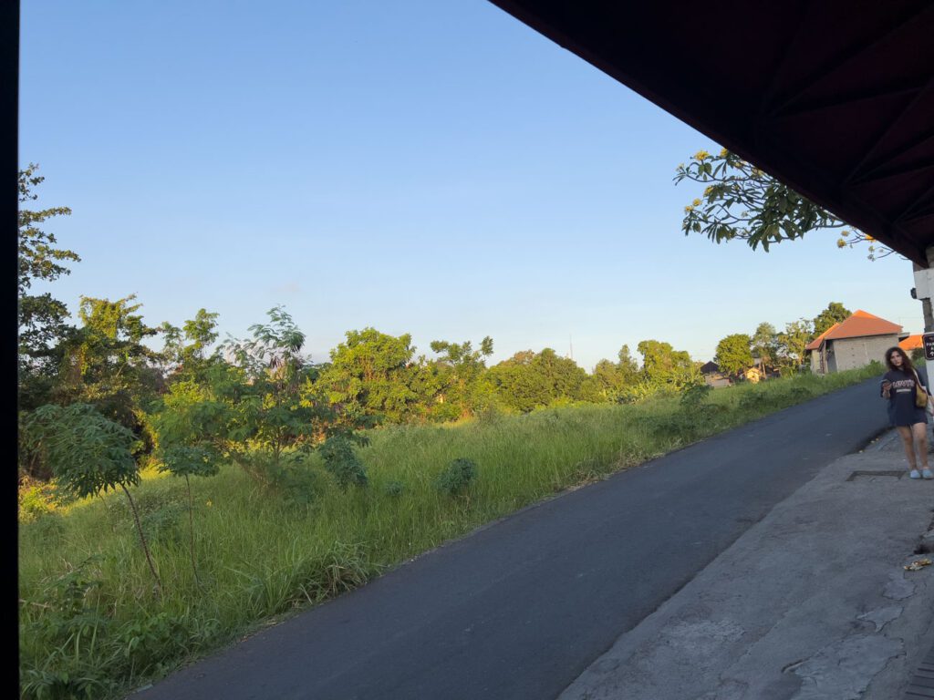 bali street sidewalks walkable