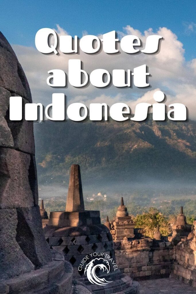 quotes about indonesia captions borobudur view mountain sunrise