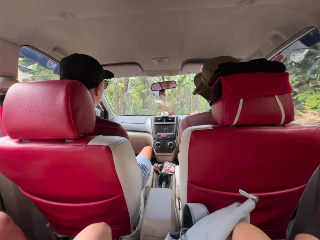 driver nusa penida red car seat group day trip price