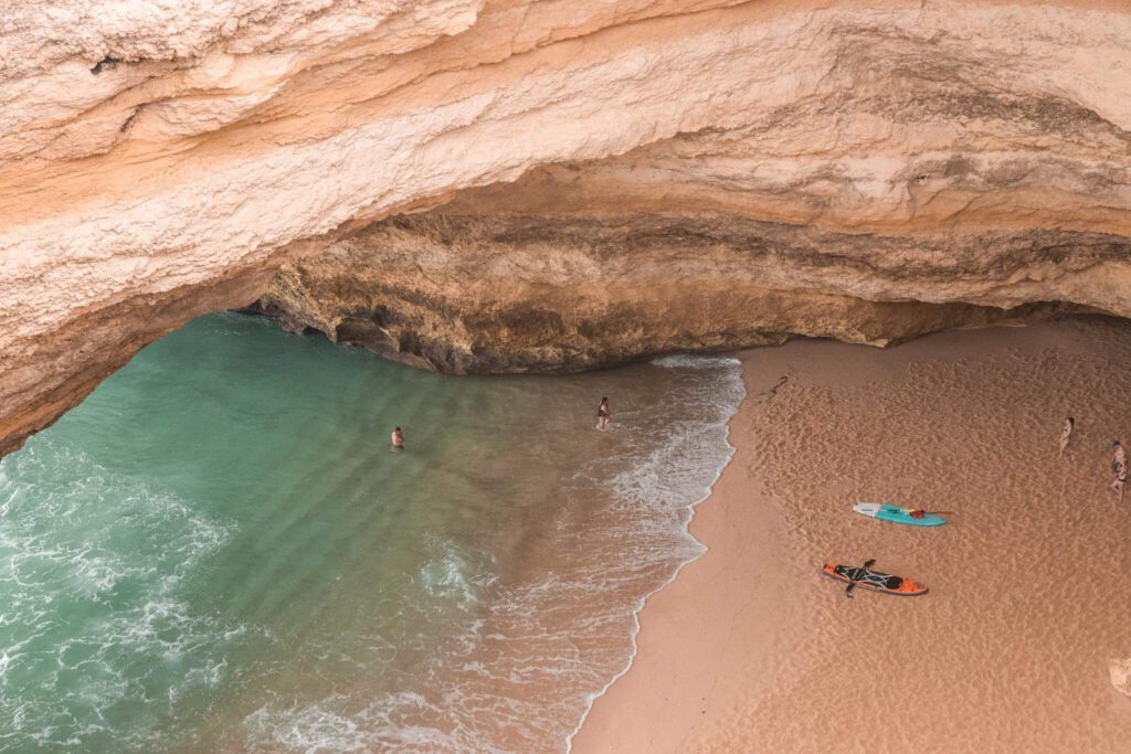 benagil cave portugal algarve