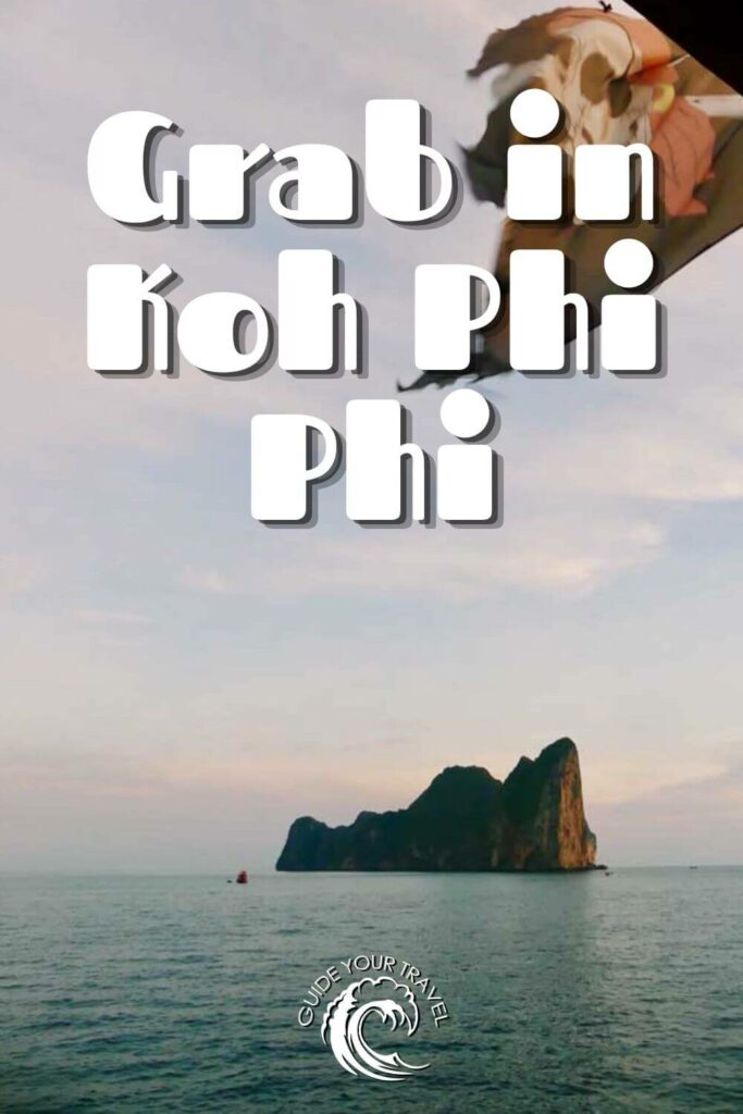 grab taxi and renting scooters in koh phi phi including how to get around