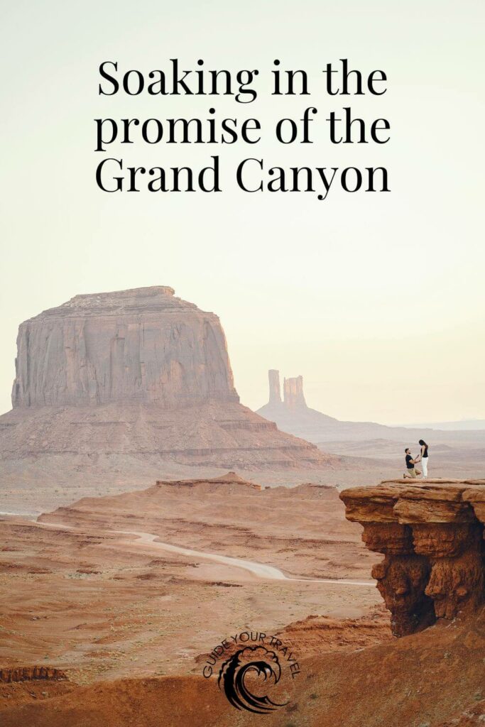 couple with a view of Monument Valley 