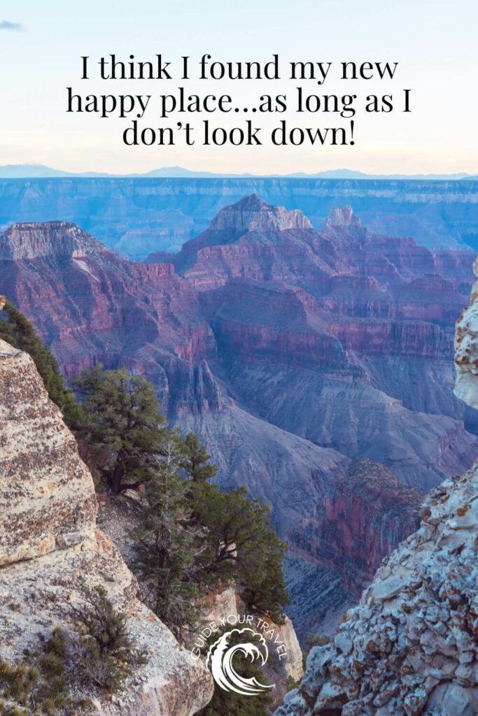 Picturesque landscapes of the Grand Canyon with a quote for instagram captions