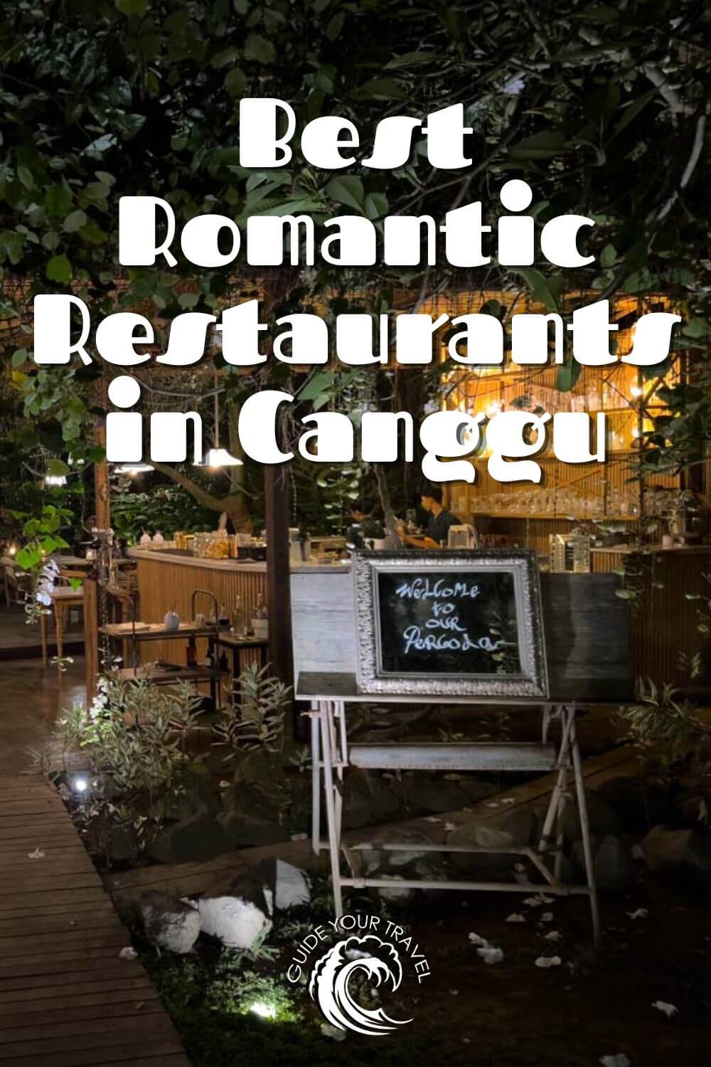 best romantic restaurants in canggu for a date night or candle light dinner