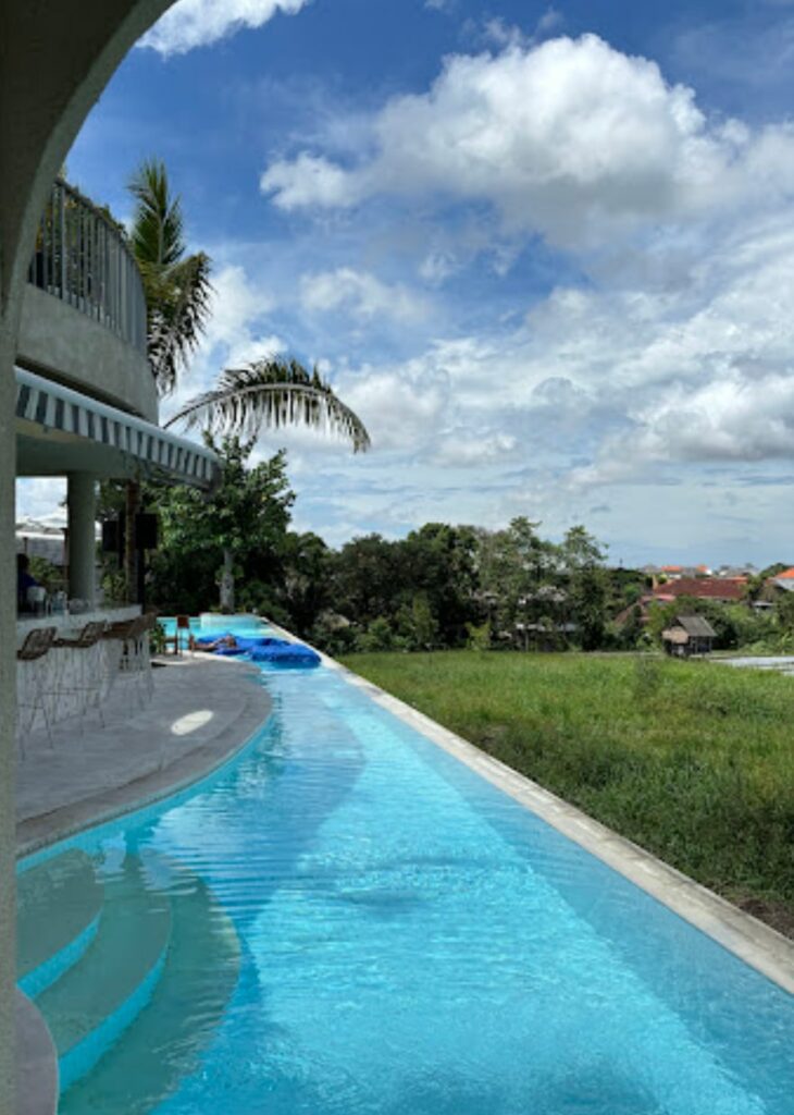 valle pool club rice fields canggu