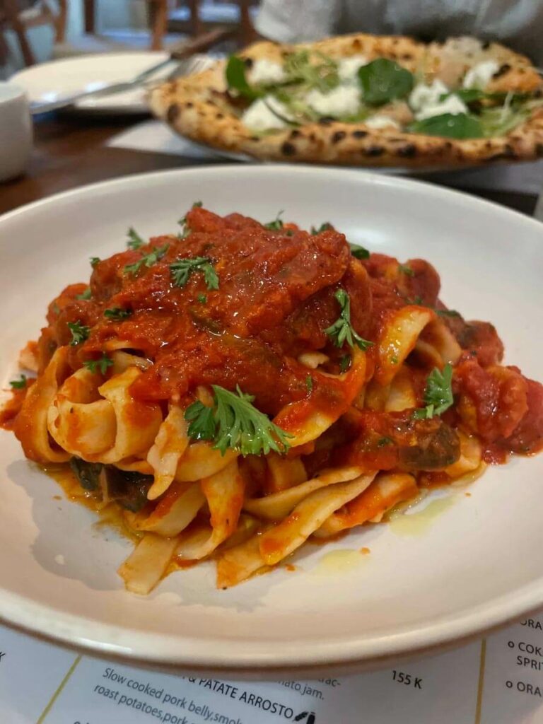 marinara pasta tagliatelli at la bussola