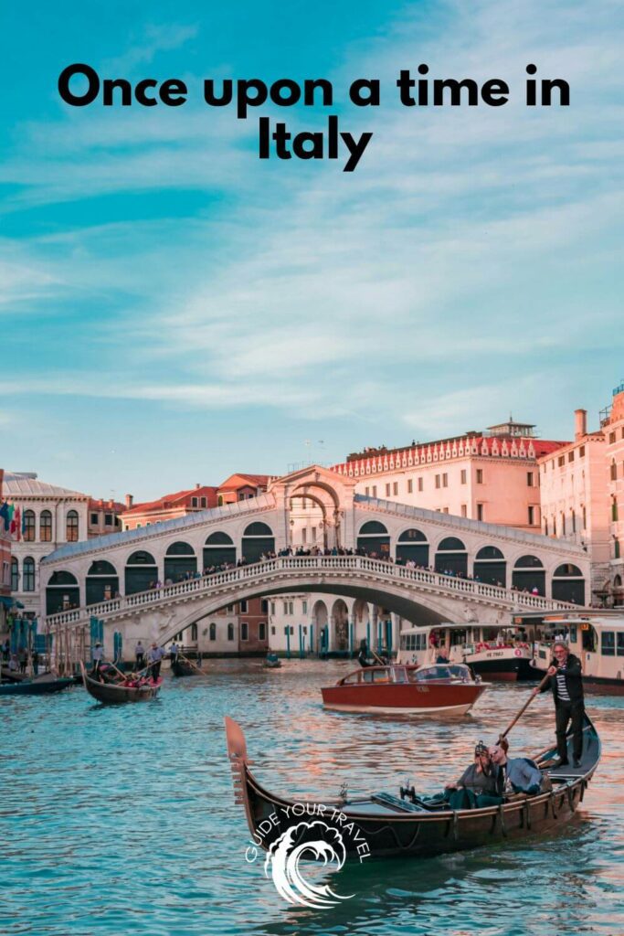 A gondola on a canal perfect for Italy Instagram Captions and Quotes