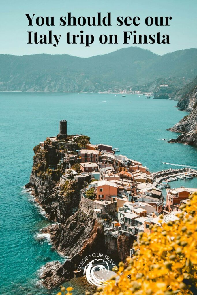 A coastal village on a cliff perfect for Italy Instagram Captions and Quotes