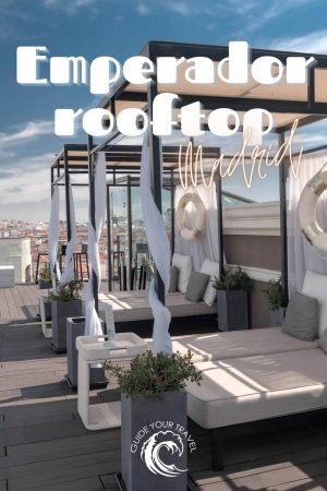 Emperador Hotel Madrid rooftop pool beach club review public